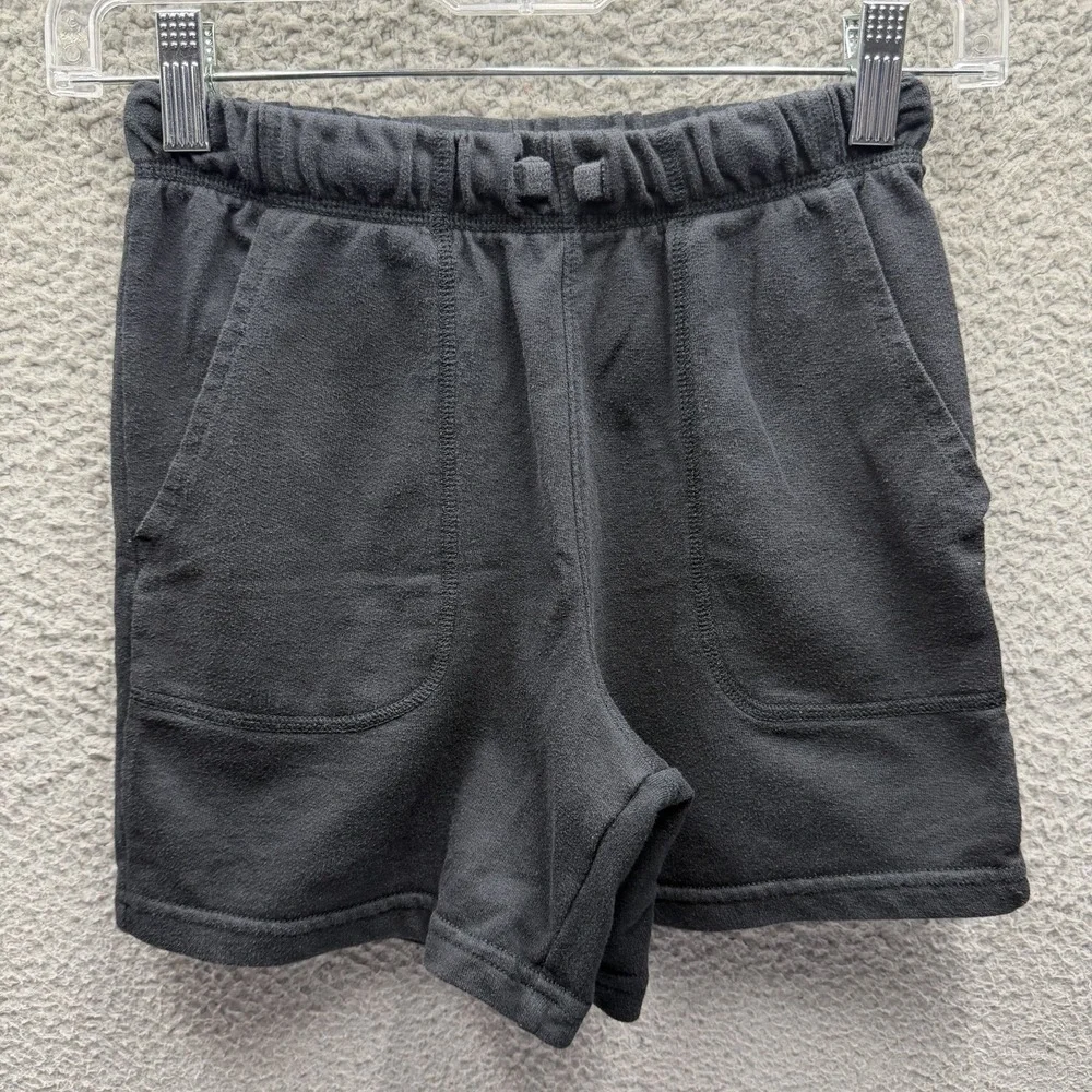 Carters Shorts Boy Size 8 Black Cotten Blend Drawstring Sweat Shorts Boys Size 8